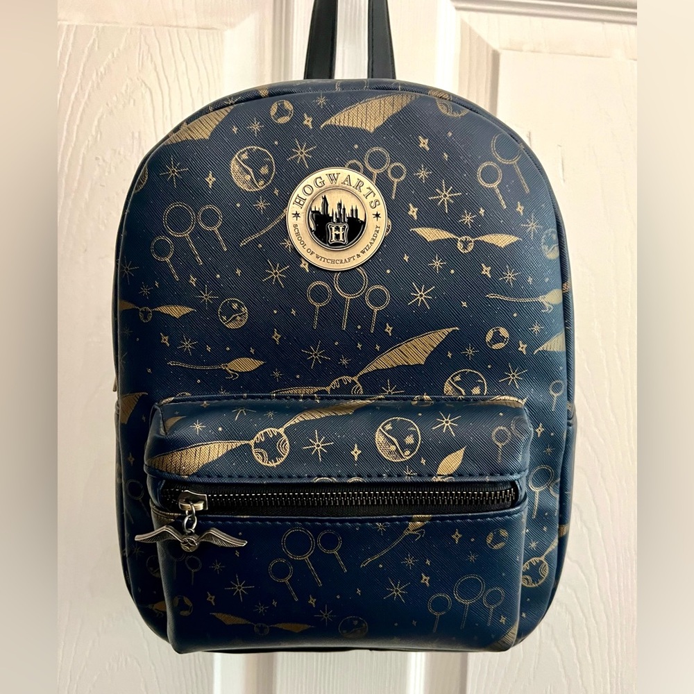 Harry Potter Faux Leather Golden Snitch Mini Backpack